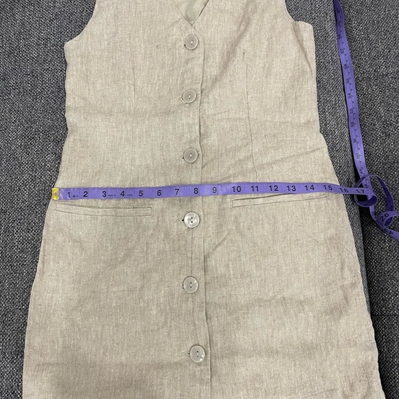 A&F Mara Linen-Blend vest mini dress - Picture 11 of 12